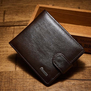 Luxury Brand Business Leather Genuine Men Wallet